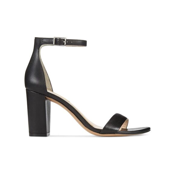 INC Womens Black Padded Adjustable Kivah Block Heel Buckle Dress Sandals 9 M - Picture 3 of 3